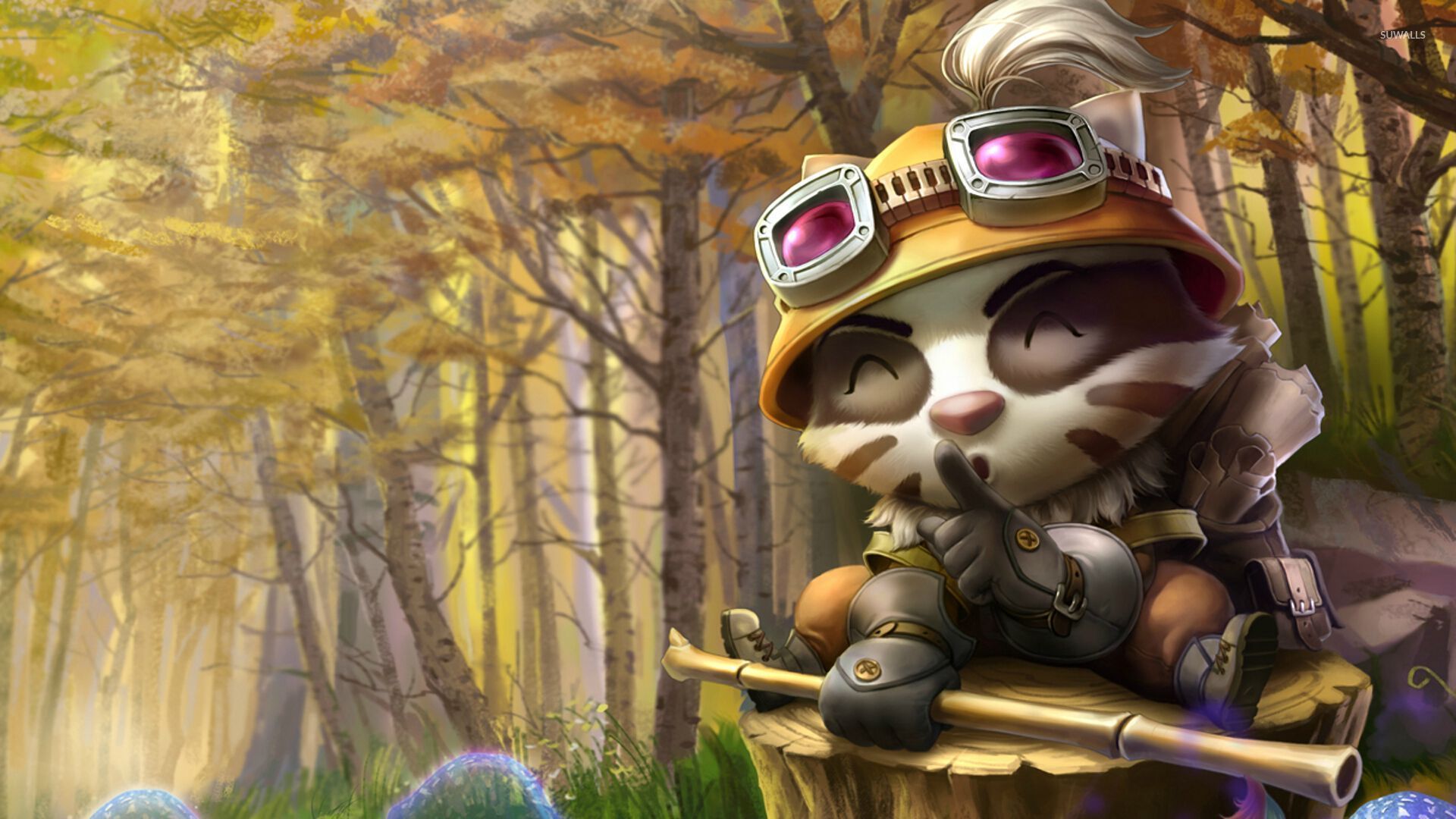 Teemo e Tristana, League of Legends, 3200x1800 2K, Desktop