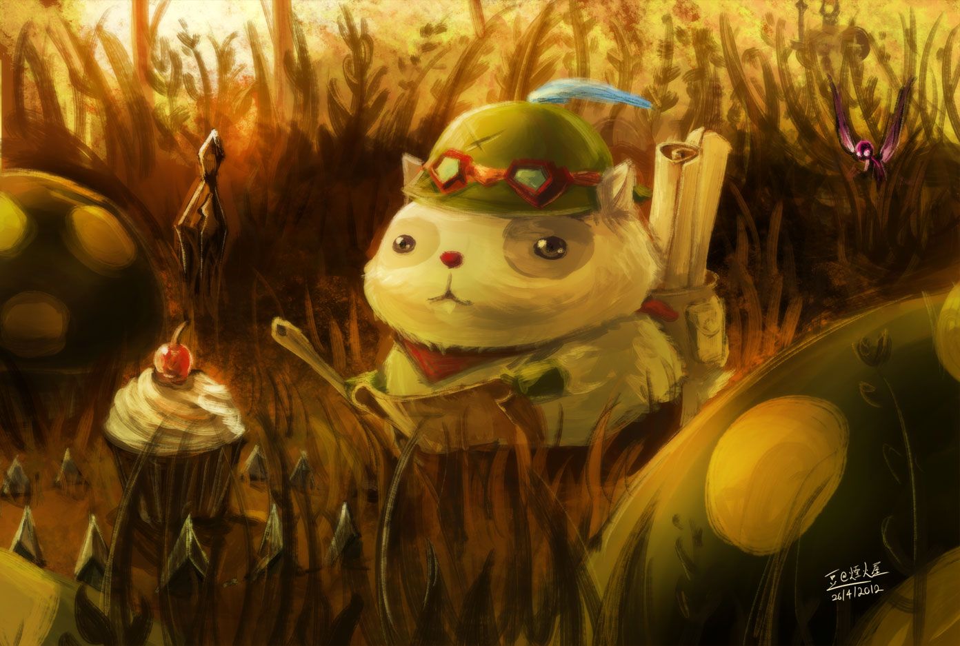 Poro Teemo League of Legends, 1920x1080 Full HD, Desktop