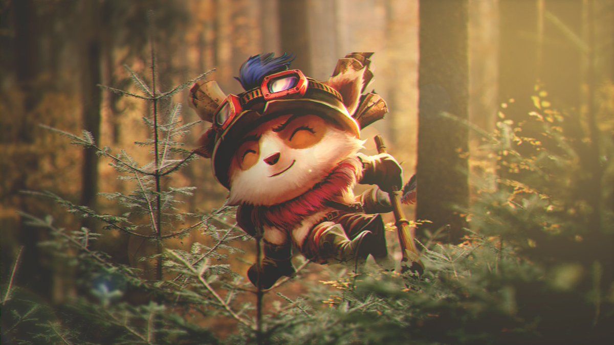 Omega Squad Teemo League of Legends, 1366x768 720p, iMac