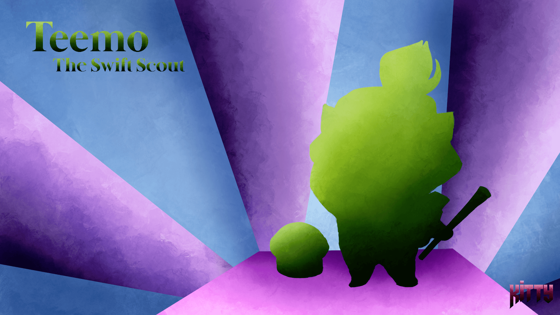 Teemo League of Legends minimalista, 1930x1080 Full HD 1080p, Desktop