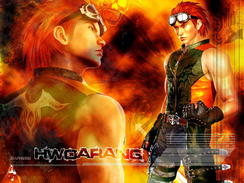 Hwoarang Tekken personaggio arancione, 1024x768 HD, Desktop