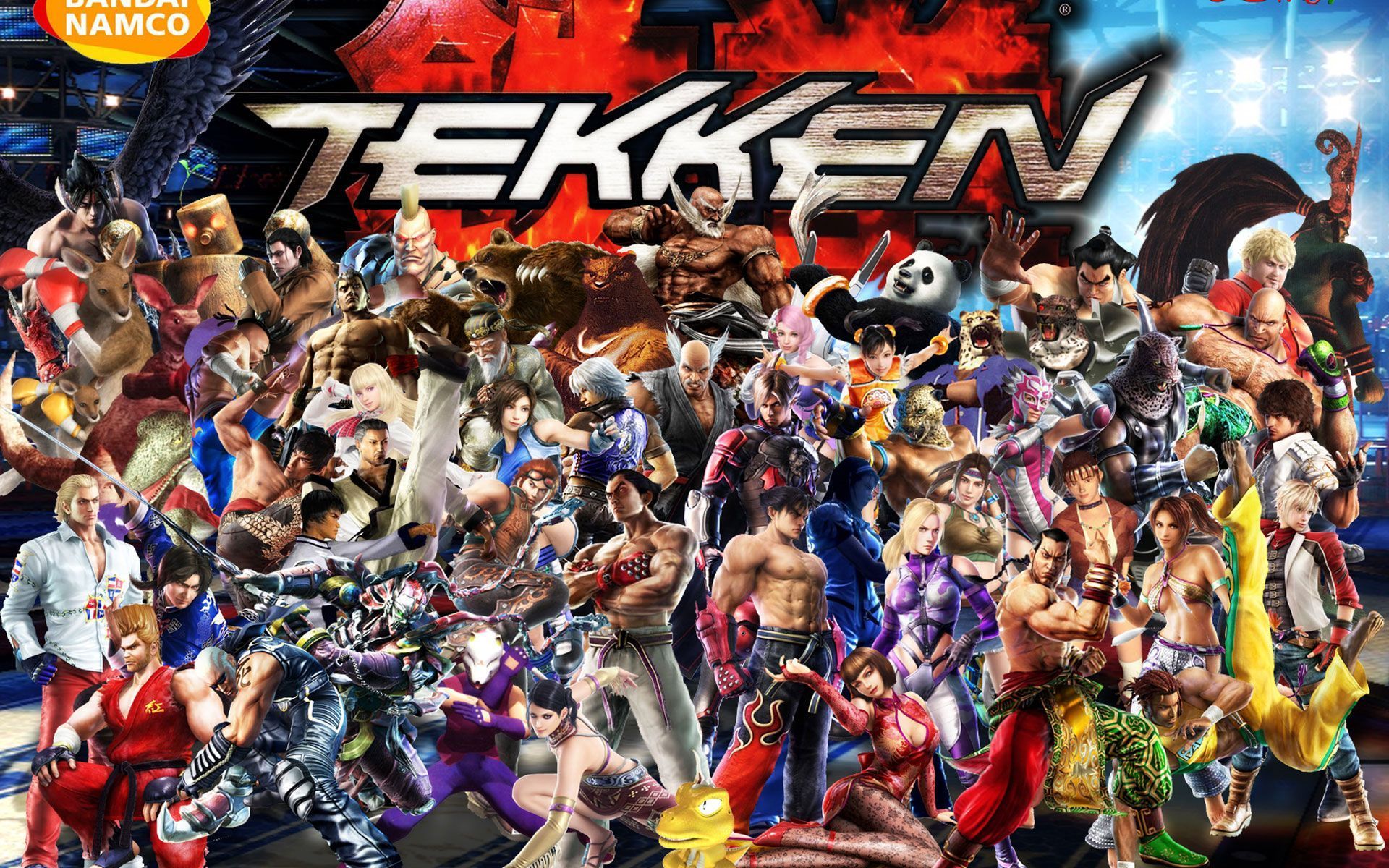 Personaggi Tekken collage, 1920x1200 Full HD+, Desktop