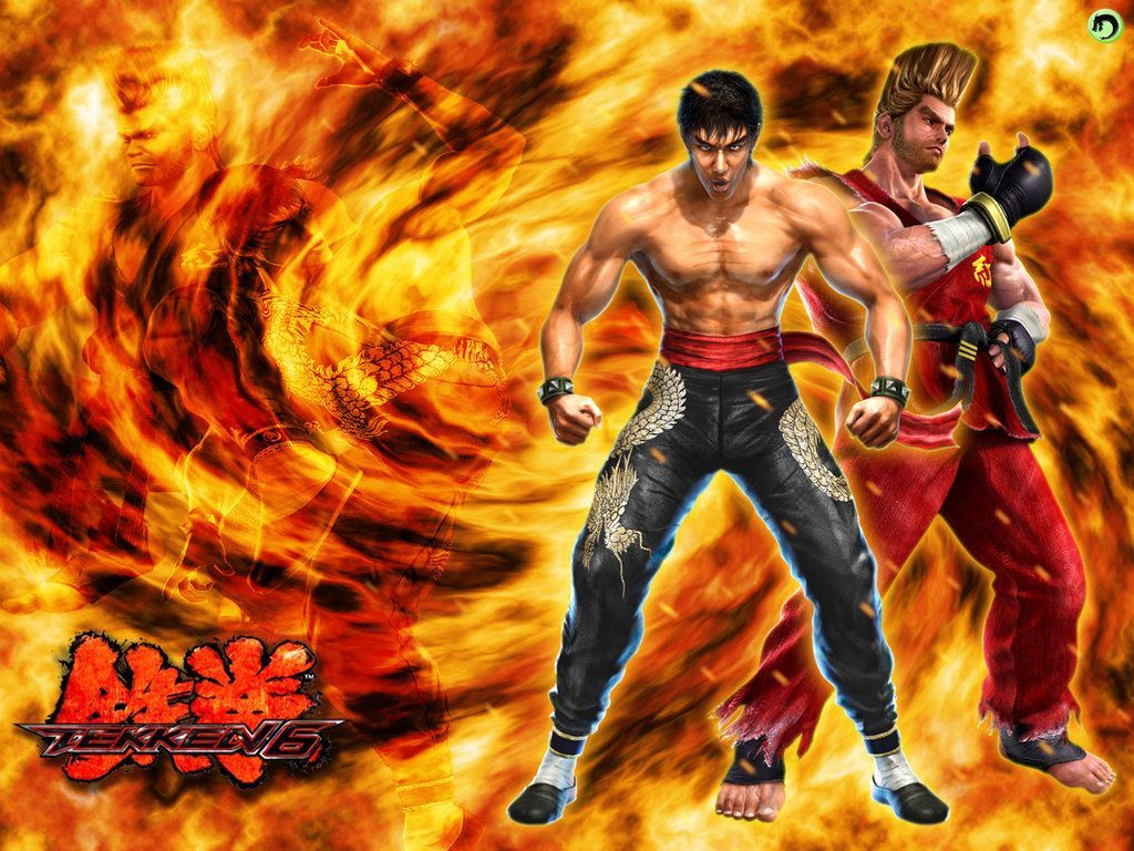 Personaggi Tekken 3 fiamme, 1024x768 HD, Desktop