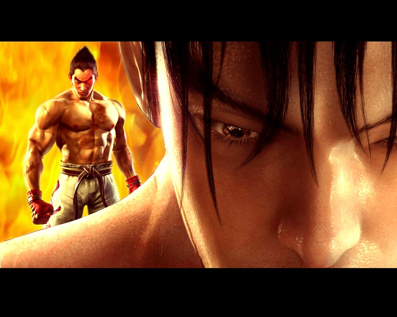 Tekken 3 Jin e Kazuya, 1280x1024 720p, Laptop
