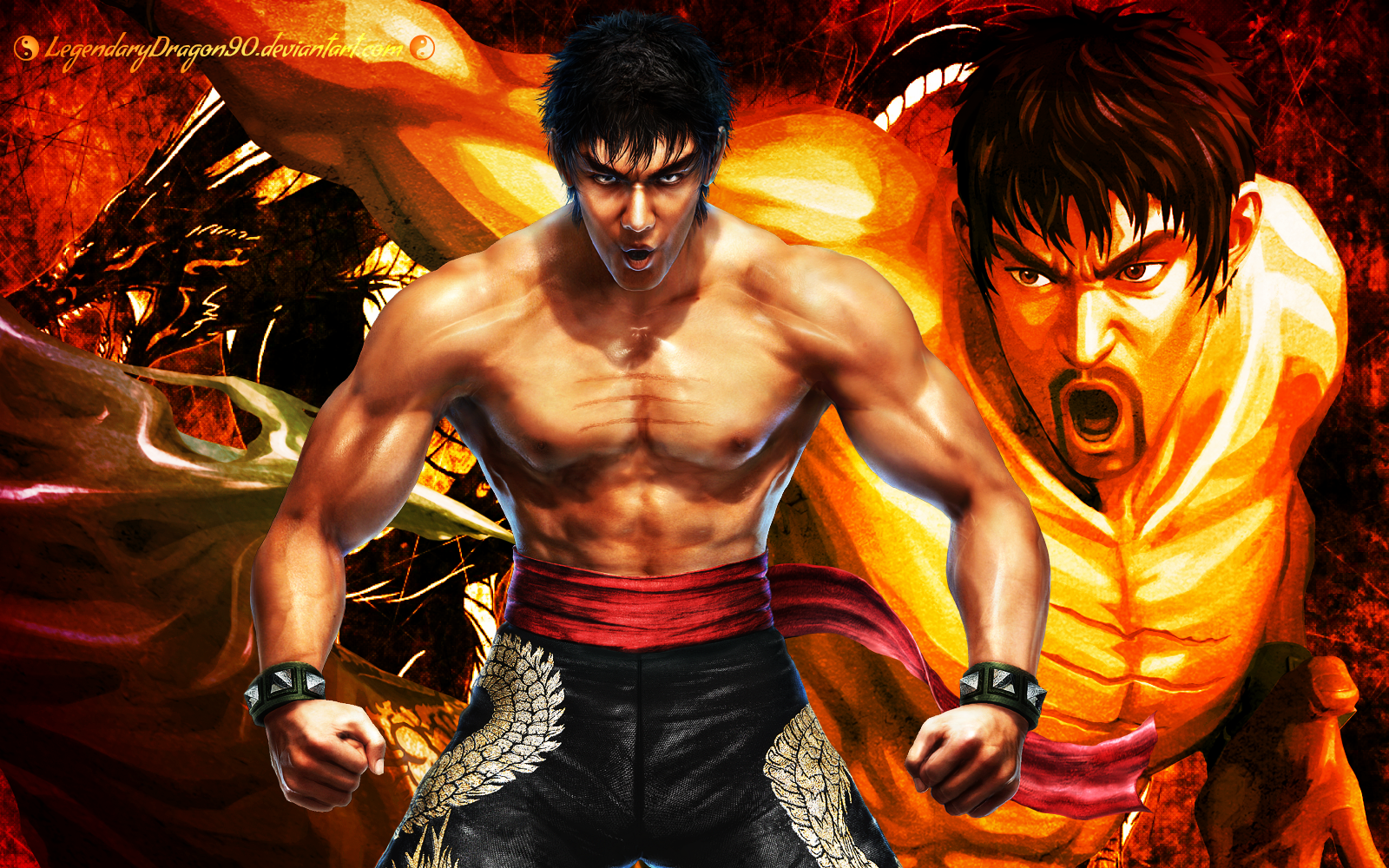 Marshall Law Tekken 3, 1600x1000 900p, HP Laptop