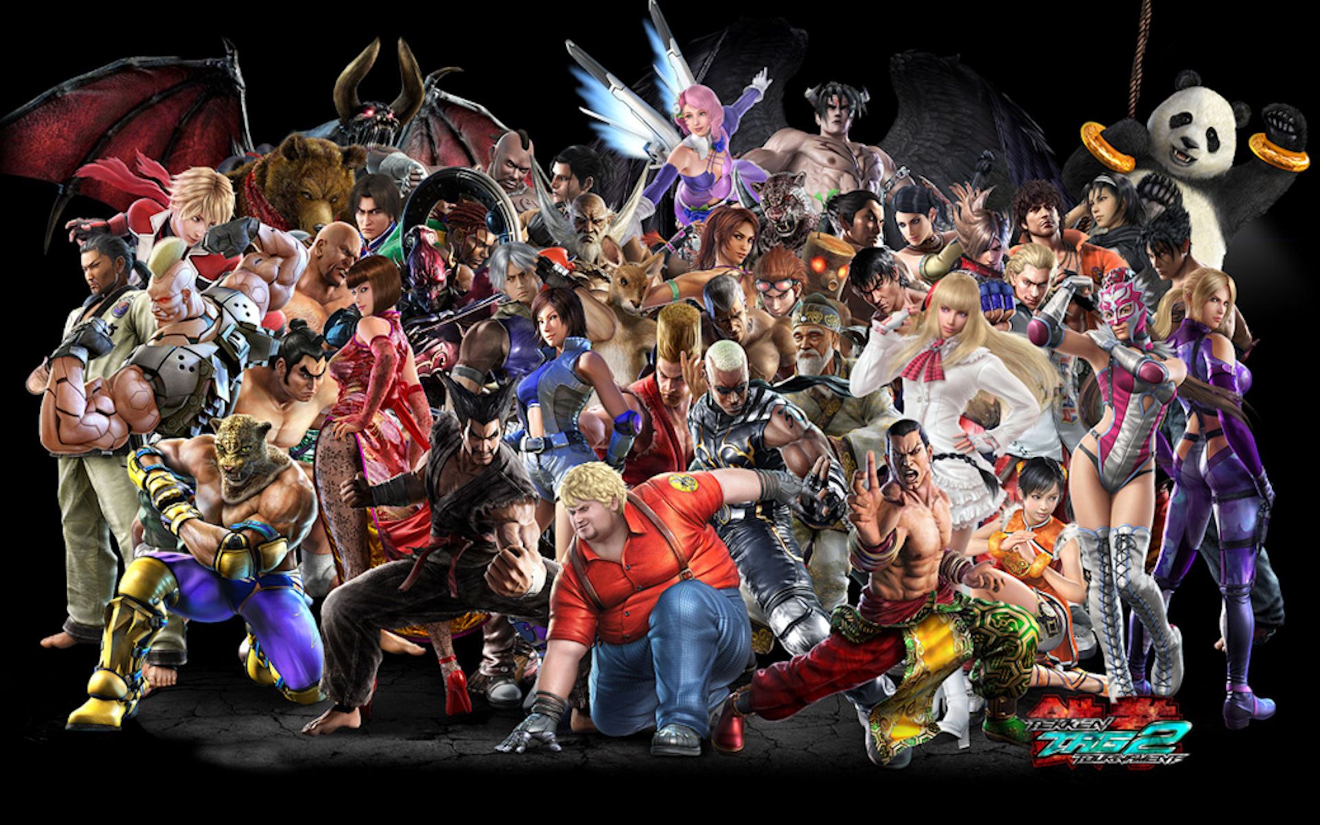 Personaggi Tekken gruppo, 1920x1200 WUXGA, iMac