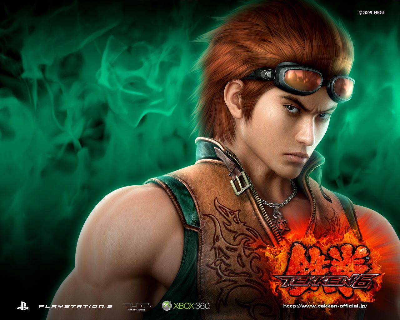 Personaggio Tekken sfondo verde, 1280x1024 720p, Lenovo Legion