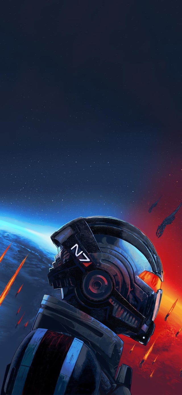 Casco N7 Mass Effect, 640x1386 Full HD Verticale, iPhone