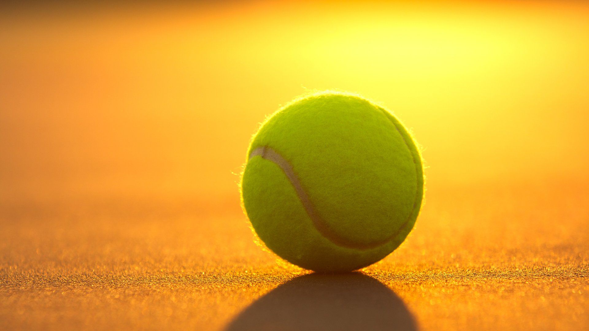 Pallina da tennis al tramonto, 1920x1080 1080p, PC Desktop