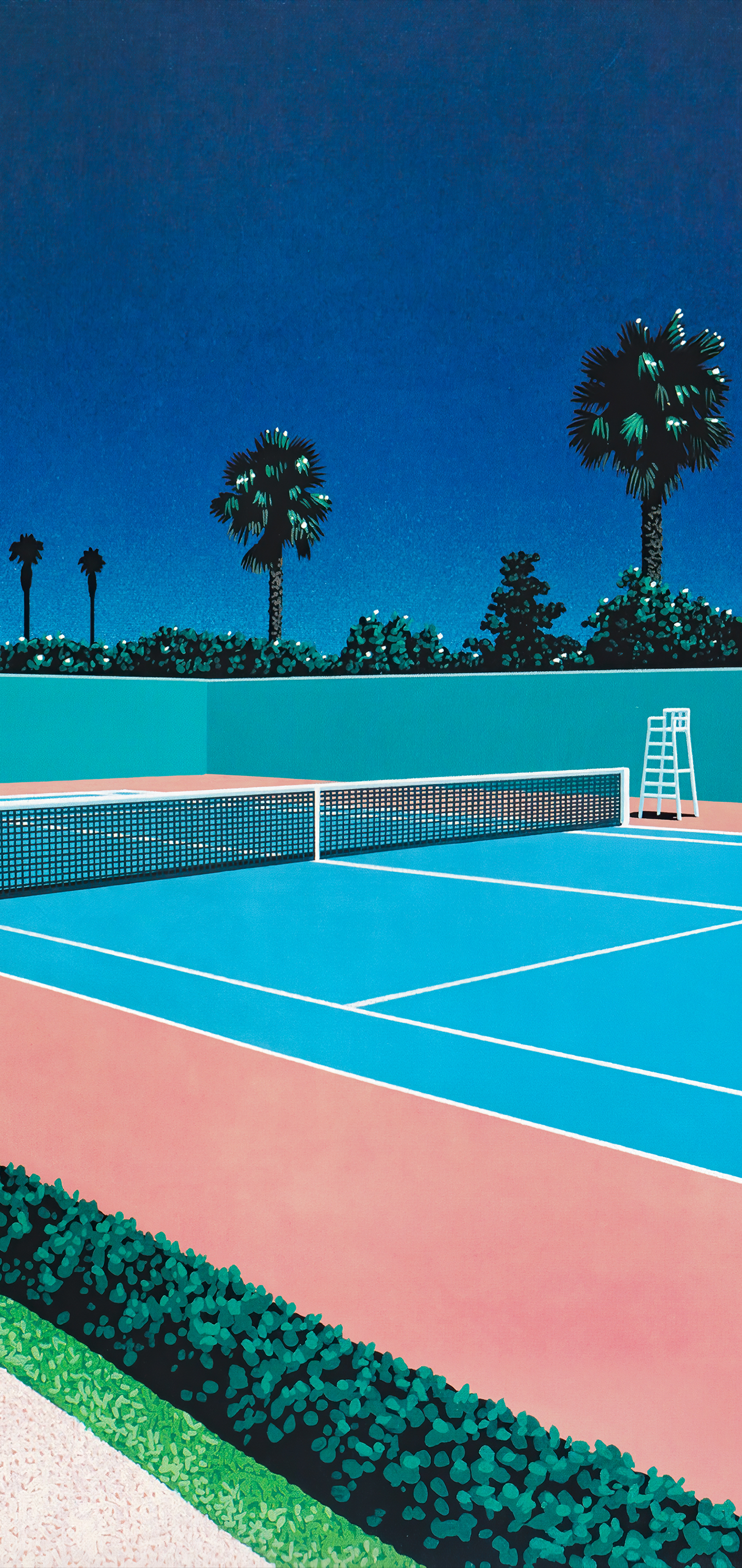 Campo da tennis Hiroshi Nagai, 1440x3040 Verticale, Telefono