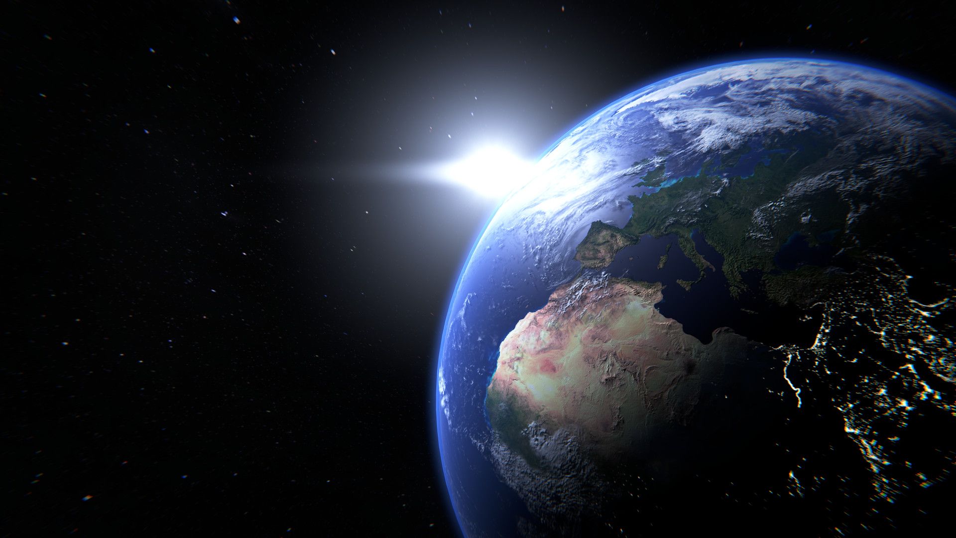 Pianeta Terra dallo spazio, 1920x1080 Full HD, PC Desktop