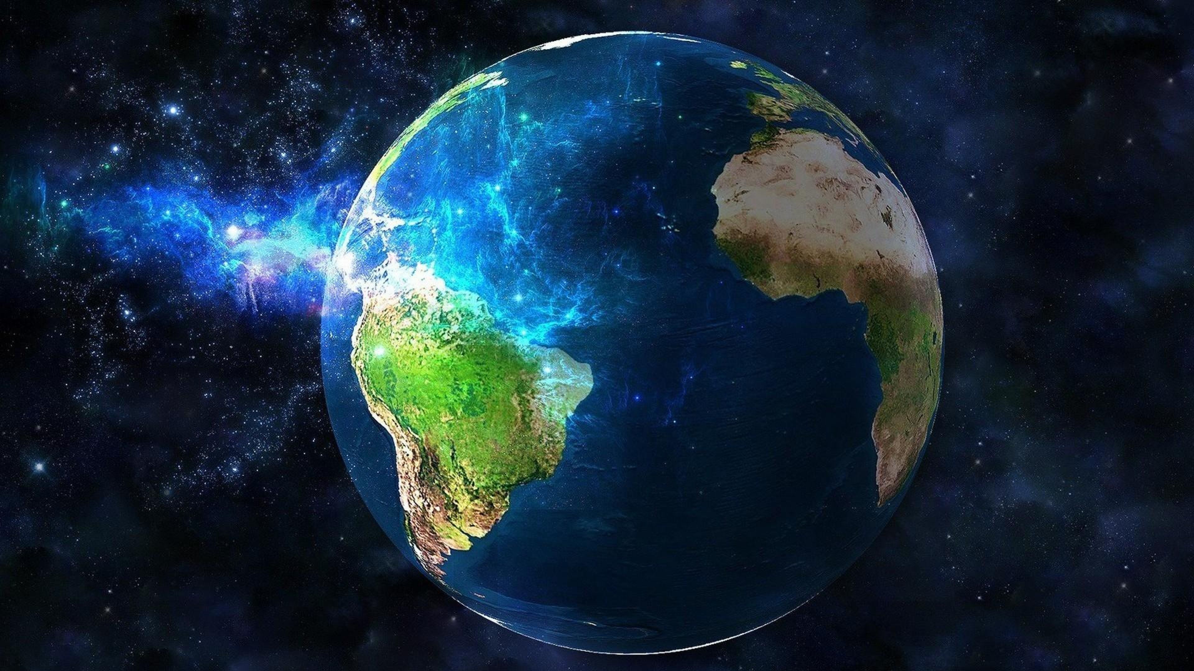 Pianeta Terra nello spazio, 3840x2160 4K Ultra HD, Monitor 4K