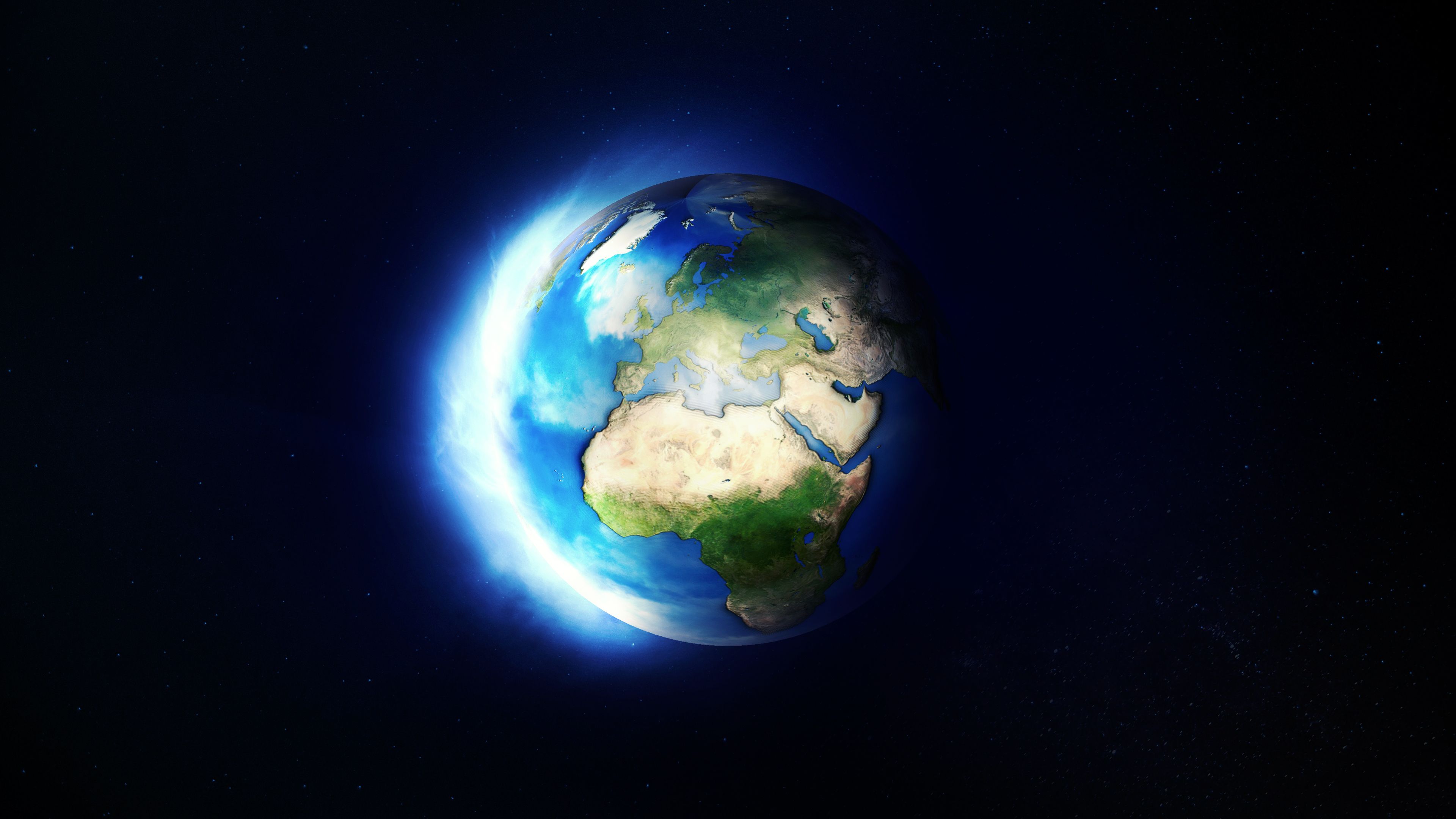 Pianeta Terra dallo spazio, 3840x2160 4K, Desktop 4K
