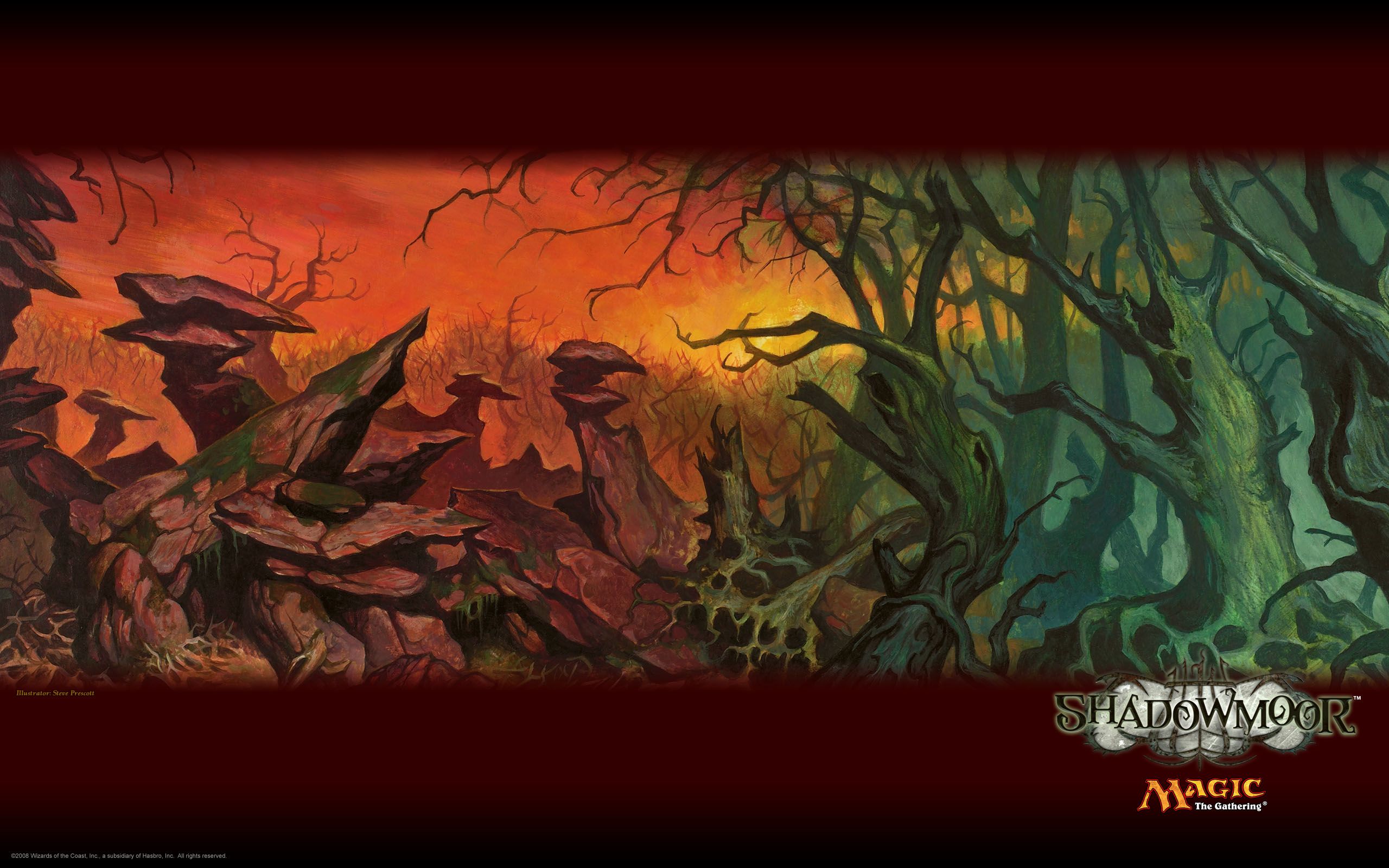 Magic the Gathering Shadowmoor paesaggio, 2560x1600 WQXGA, PC