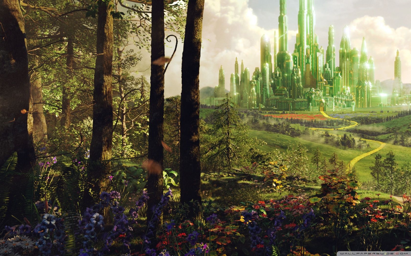 Città di Smeraldo, Oz foresta, 1680x1050 HD Ready, Laptop