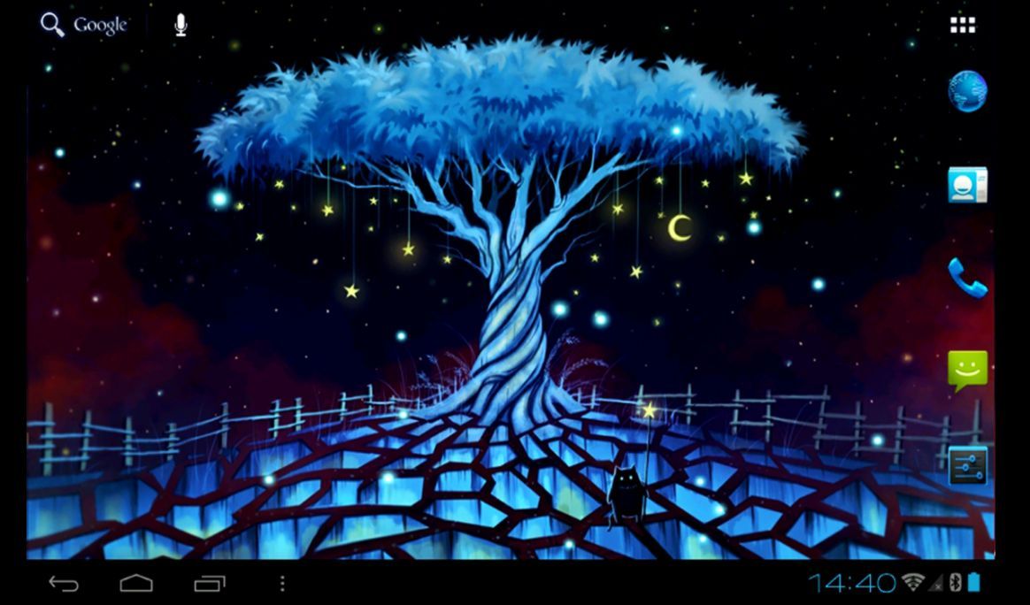 Albero magico luminoso notturno, 1164x684 HD, PC