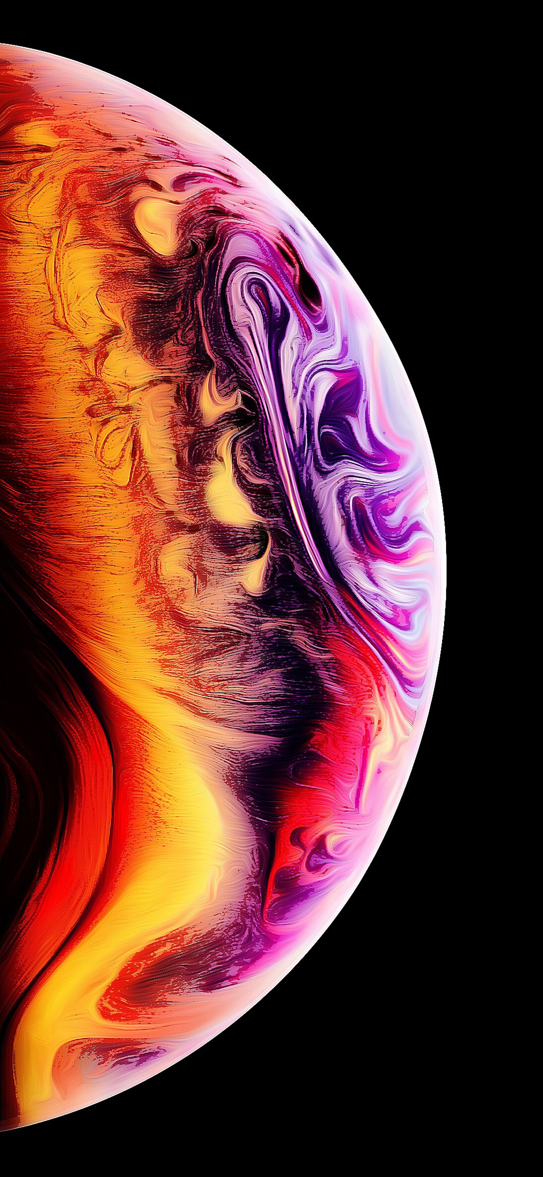 Sfera astratta iPhone XS, sfondi 1892x4096 Verticale, iPhone