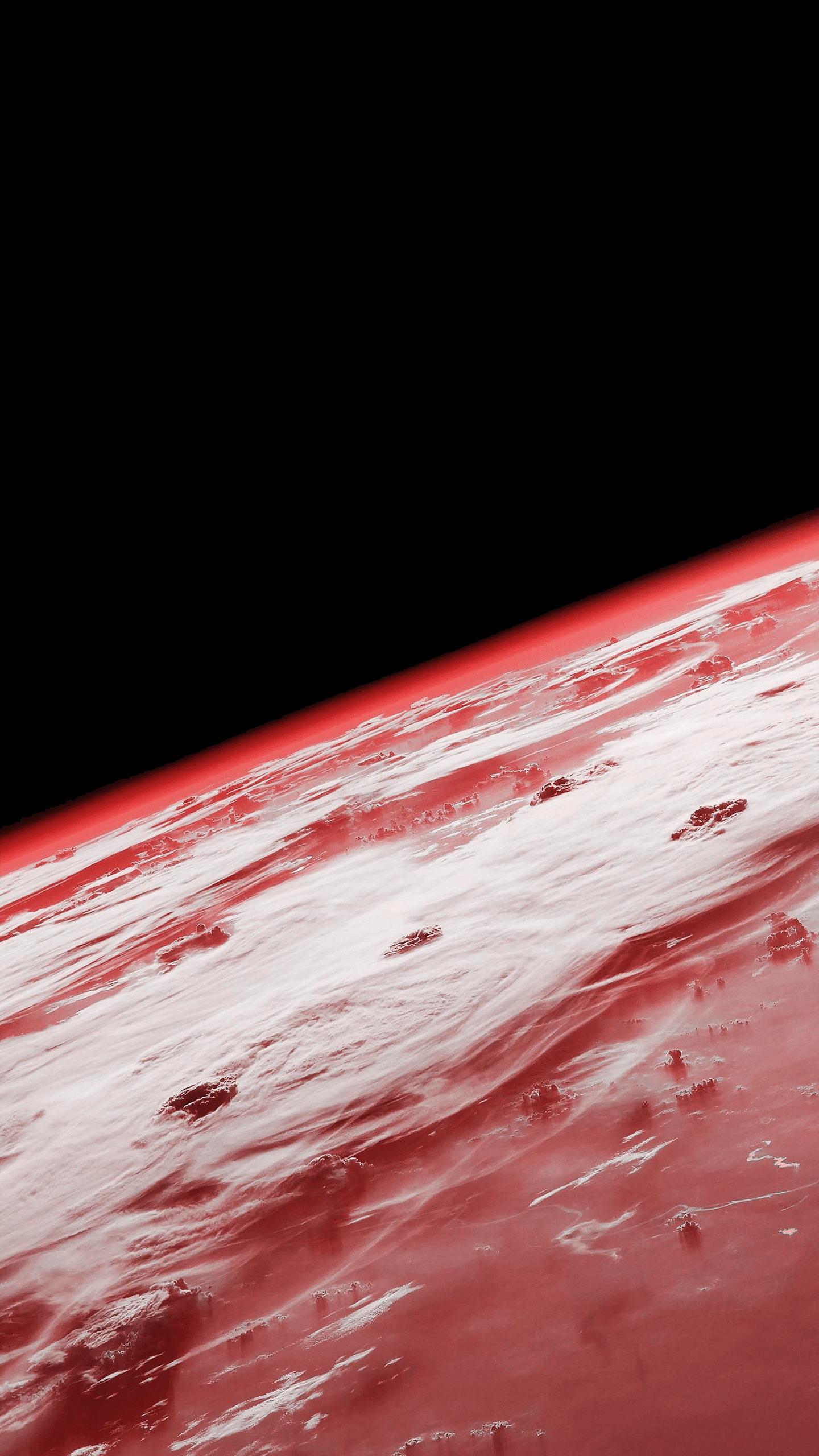 Pianeta rosso vista spaziale, 1440x2560 Full HD Verticale, iPhone Air