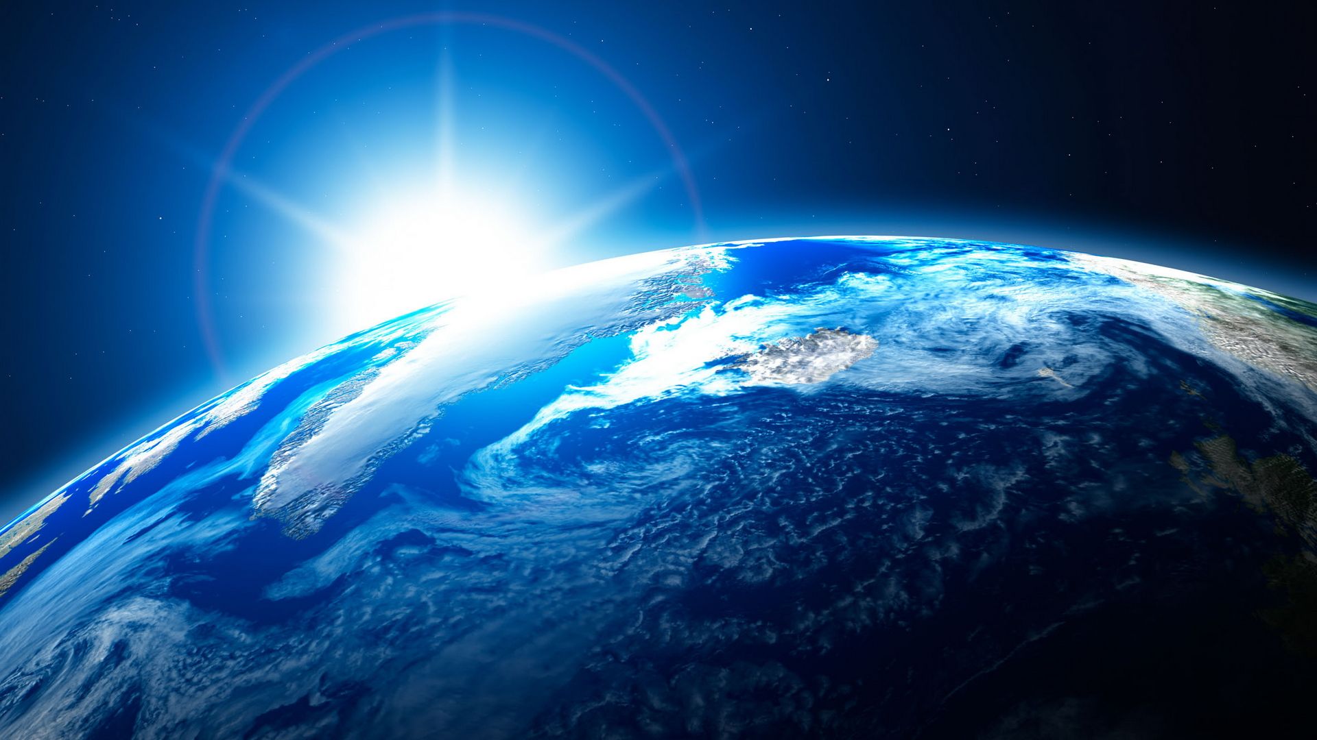 Terra alba blu luminosa, 1920x1080 Full HD 1080p, Desktop