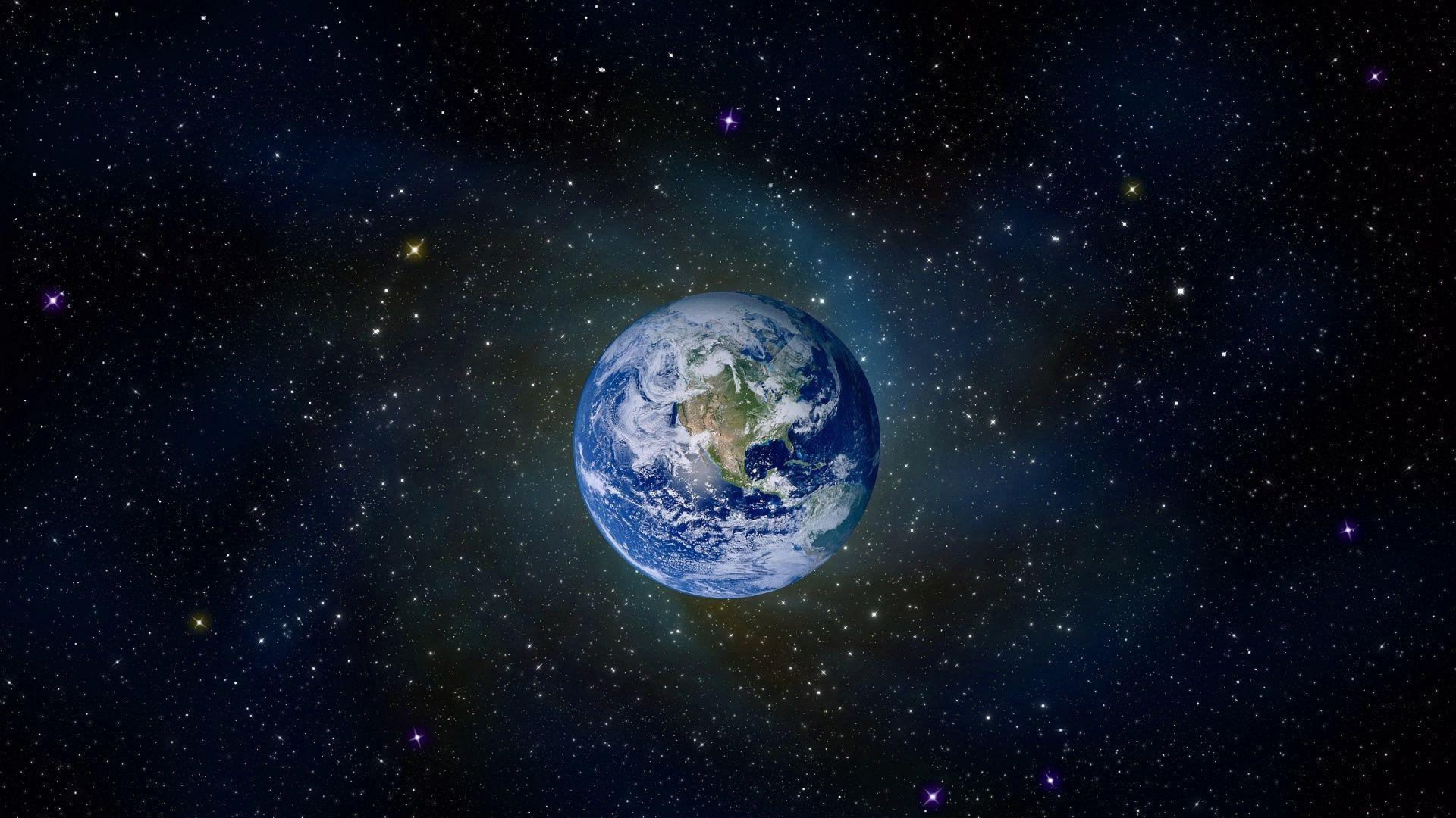 Terra blu campo stellare, 1920x1080 Full HD, PC Desktop