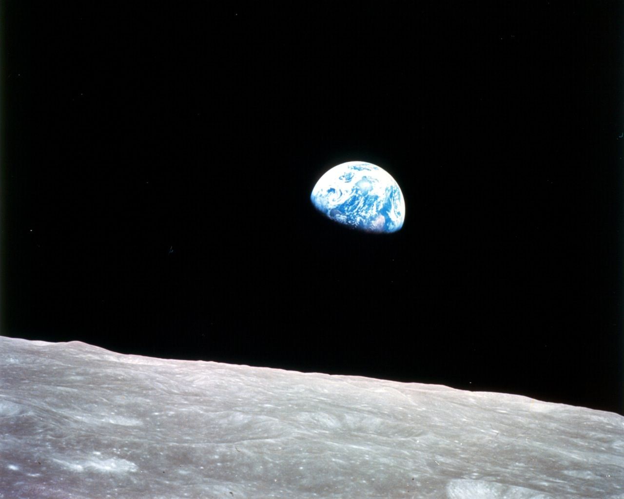 Earthrise sorgere Terra luna, 1280x1024 HD, Desktop