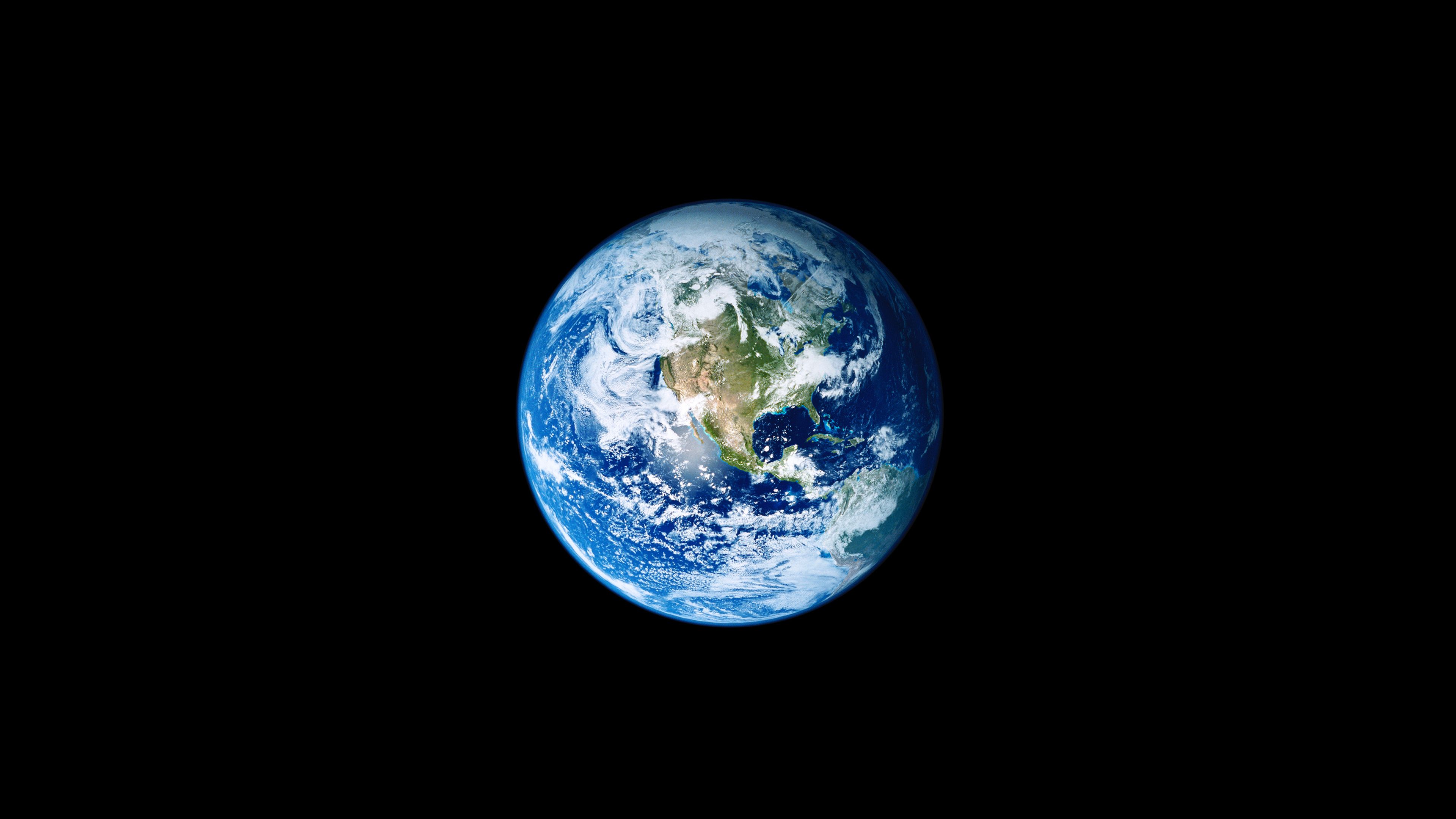 Terra blu piccola nera, 3840x2160 Ultra HD, 4K TV