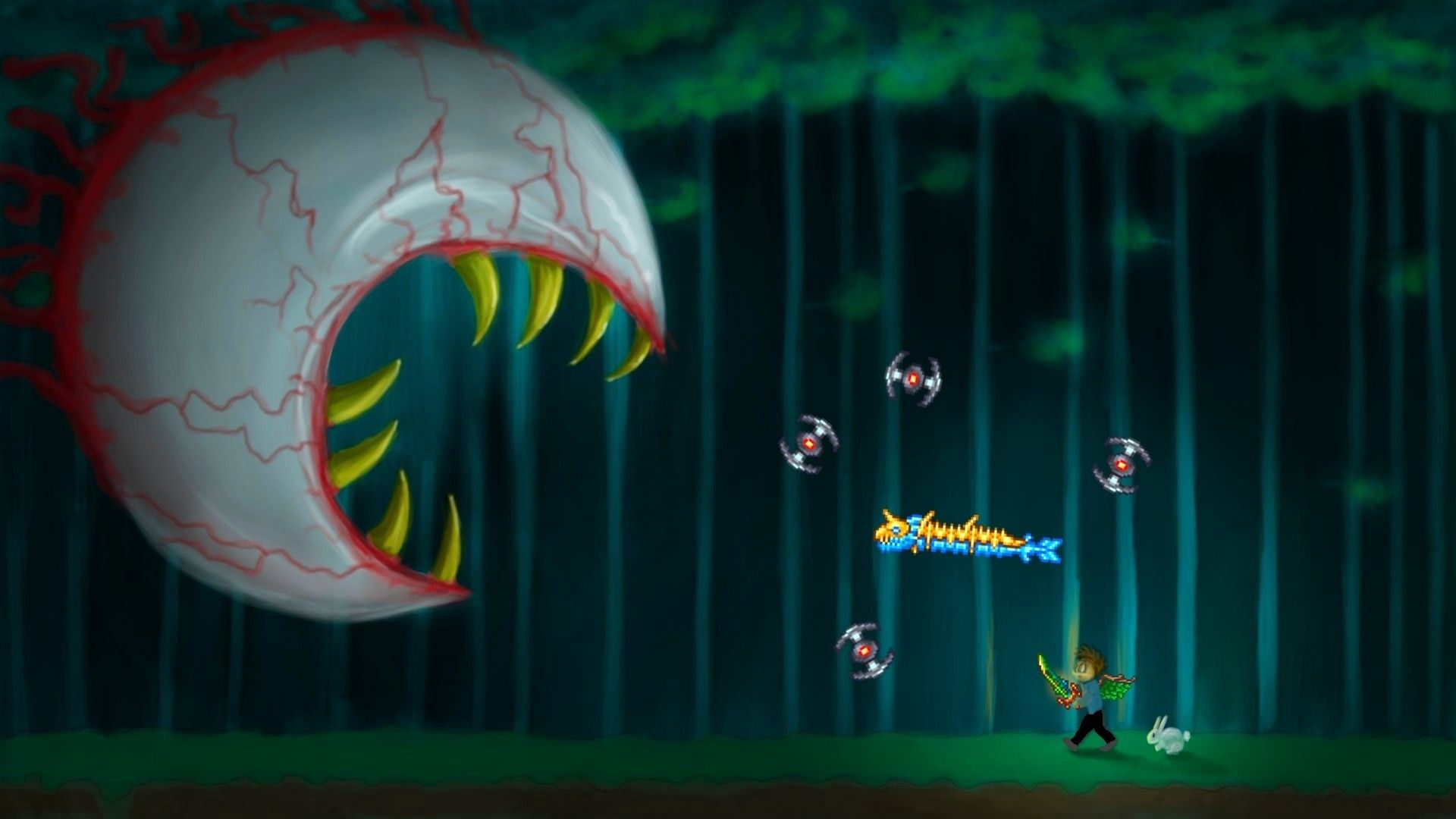Terraria mondi di gioco, 1920x1080 1080p, Laptop