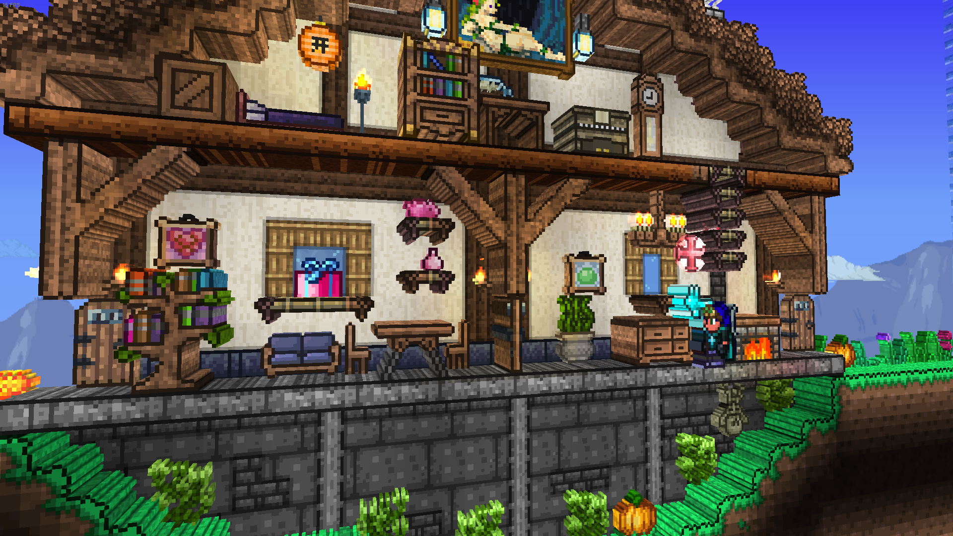 Terraria arciere sfera blu, 1280x720 720p, iMac