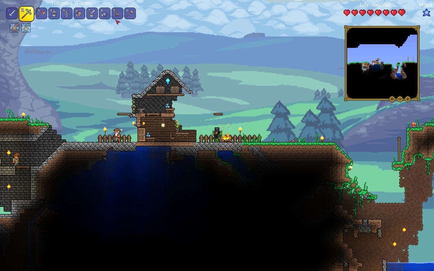 Costruzione pixel art Terraria, 1920x1080 Full HD 1080p, Desktop