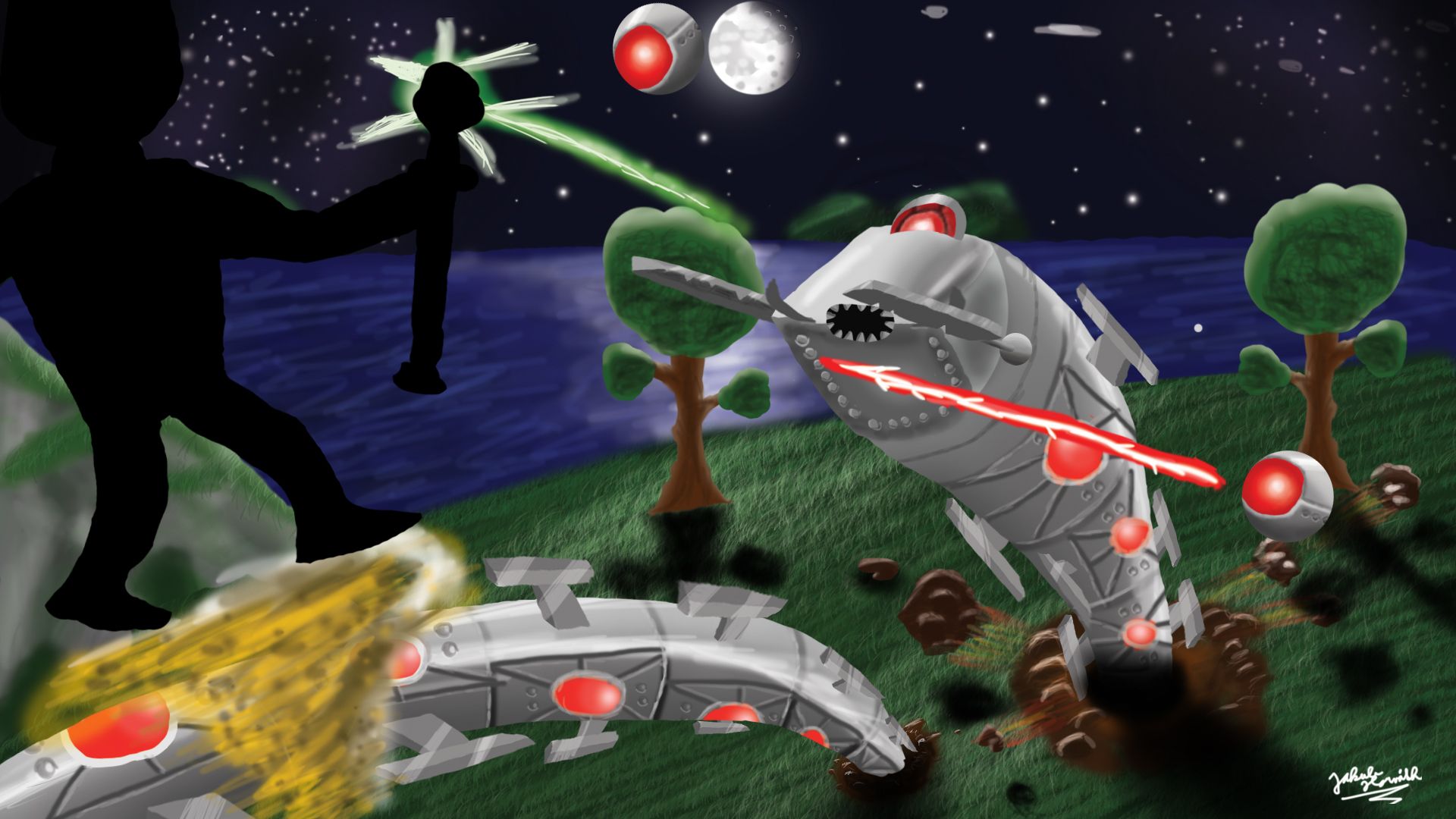 Destroyer Terraria boss verme, 2000x1500 alta risoluzione, PC Desktop