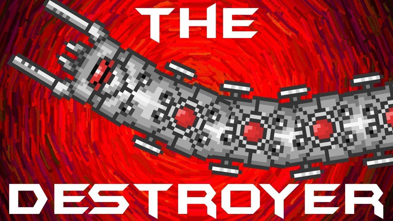 Destroyer boss Terraria notturno, 1920x1080 1080p, Desktop