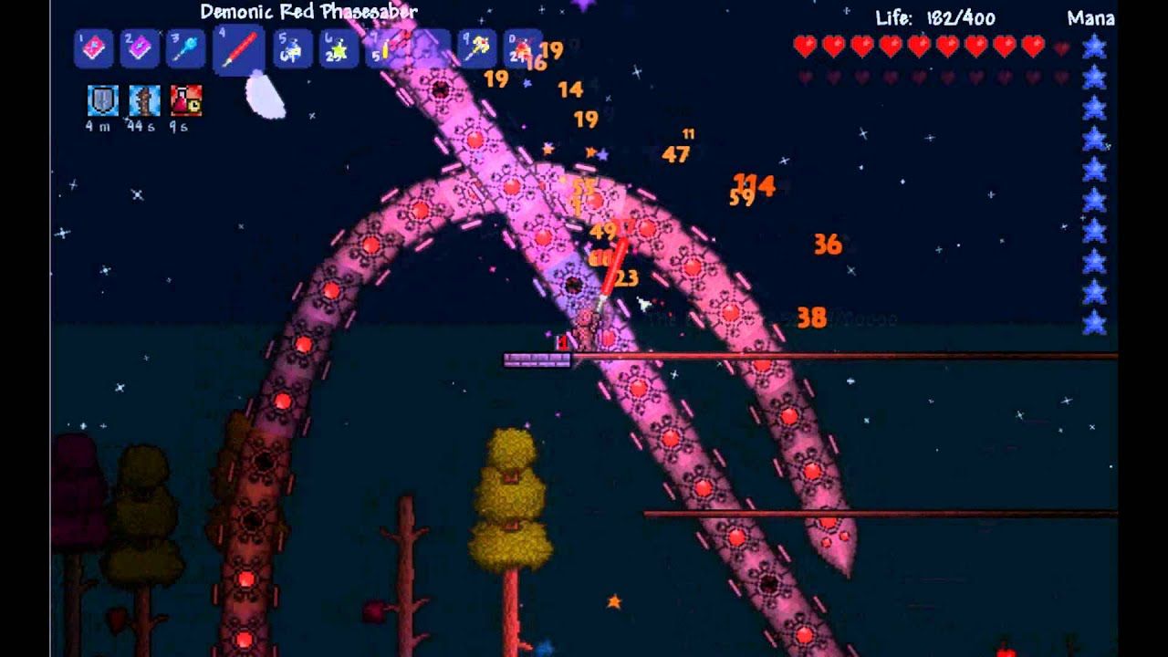 Destroyer Terraria pixel art, 1920x1080 Full HD, PC