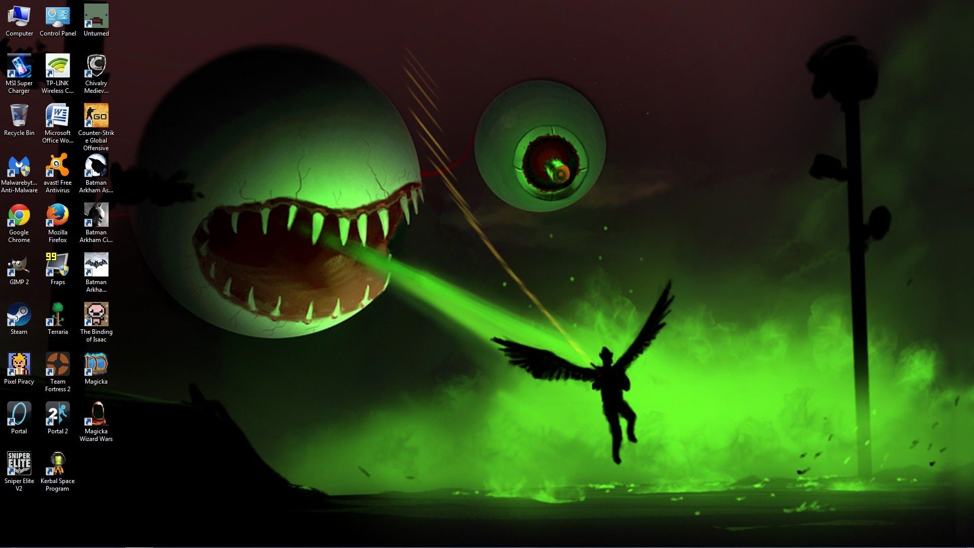 Destroyer Terraria boss verde, 1920x1080 Full HD 1080p, Laptop