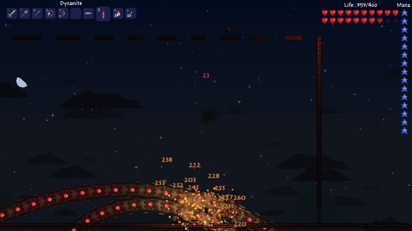 Terraria Destroyer boss battaglia, 1920x1080 Full HD 1080p, PC Desktop