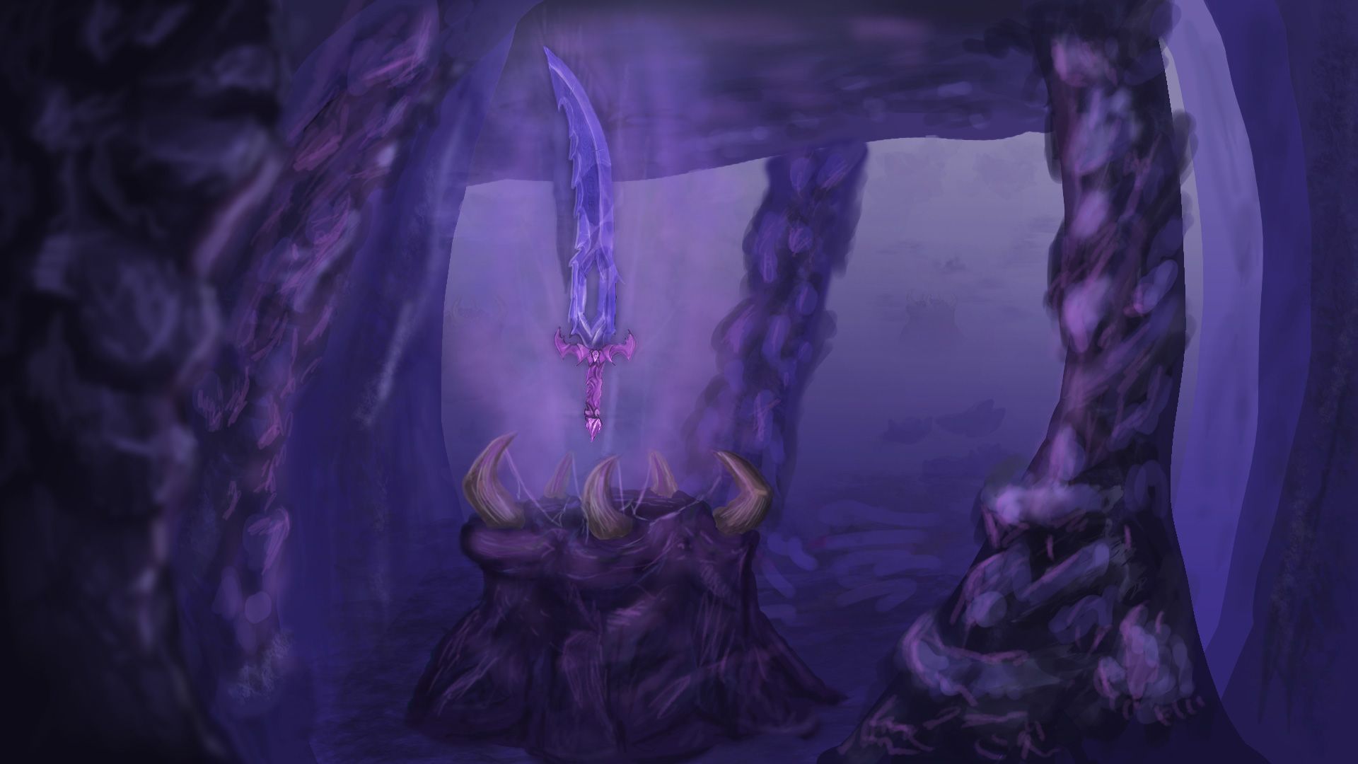 Destroyer Terraria città notturna, 1920x1080 Full HD 1080p, Laptop
