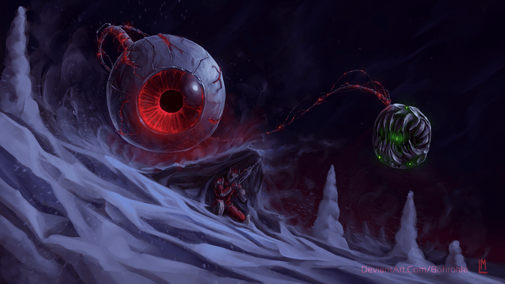 The Twins boss Terraria, sandbox 2D, 1920x1080 1080p, Desktop