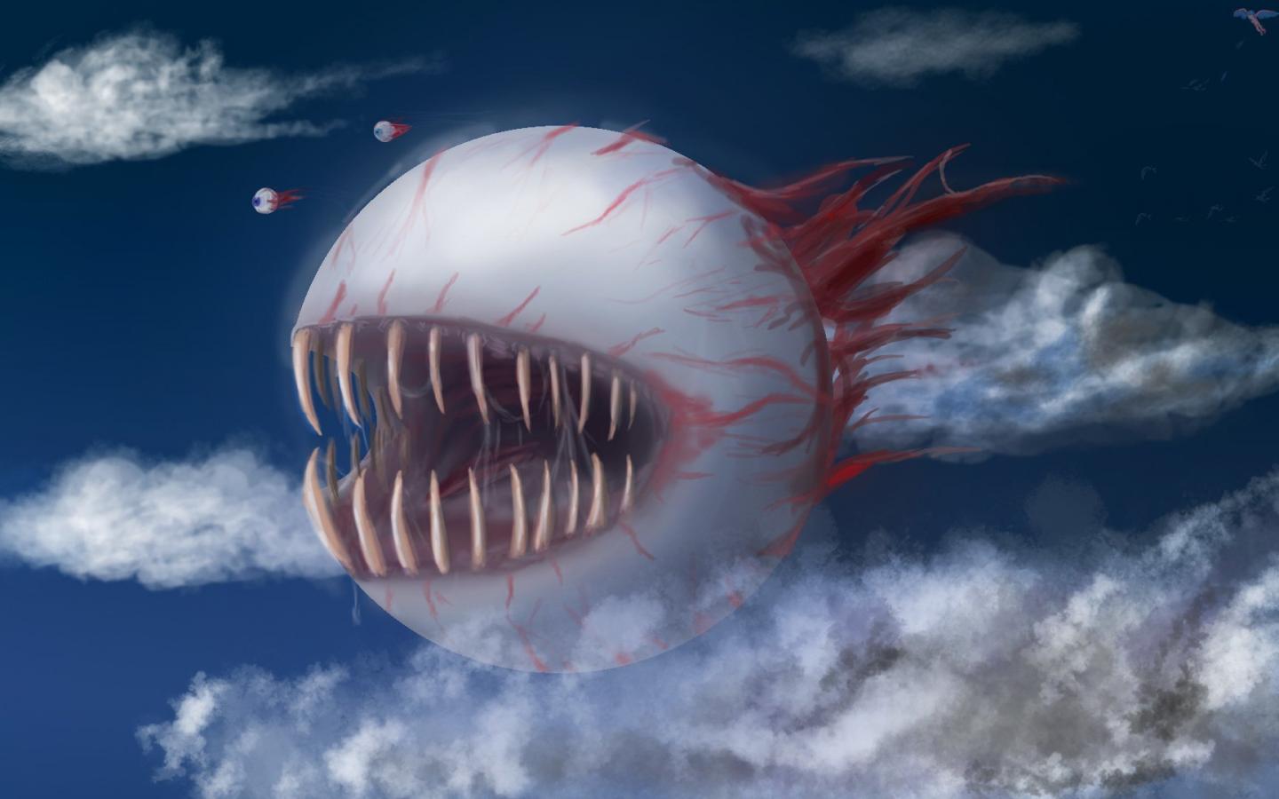 Twins Terraria boss occhio, The Twins, 1440x900 720p, PC