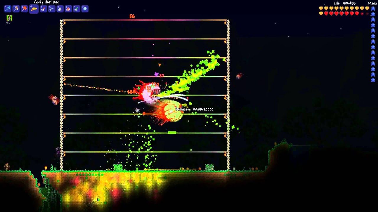The Destroyer boss Terraria, 1366x768 HD, Desktop