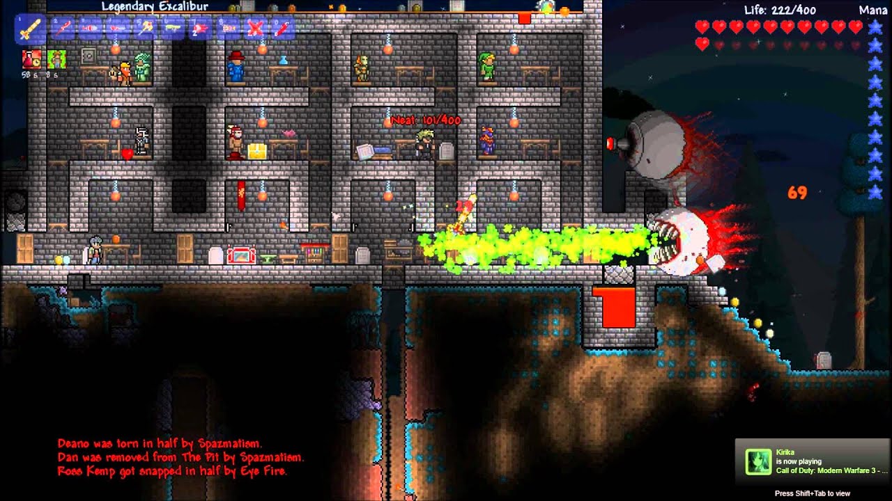 Terraria boss Twins battaglia, 1920x1080 1080p, PC