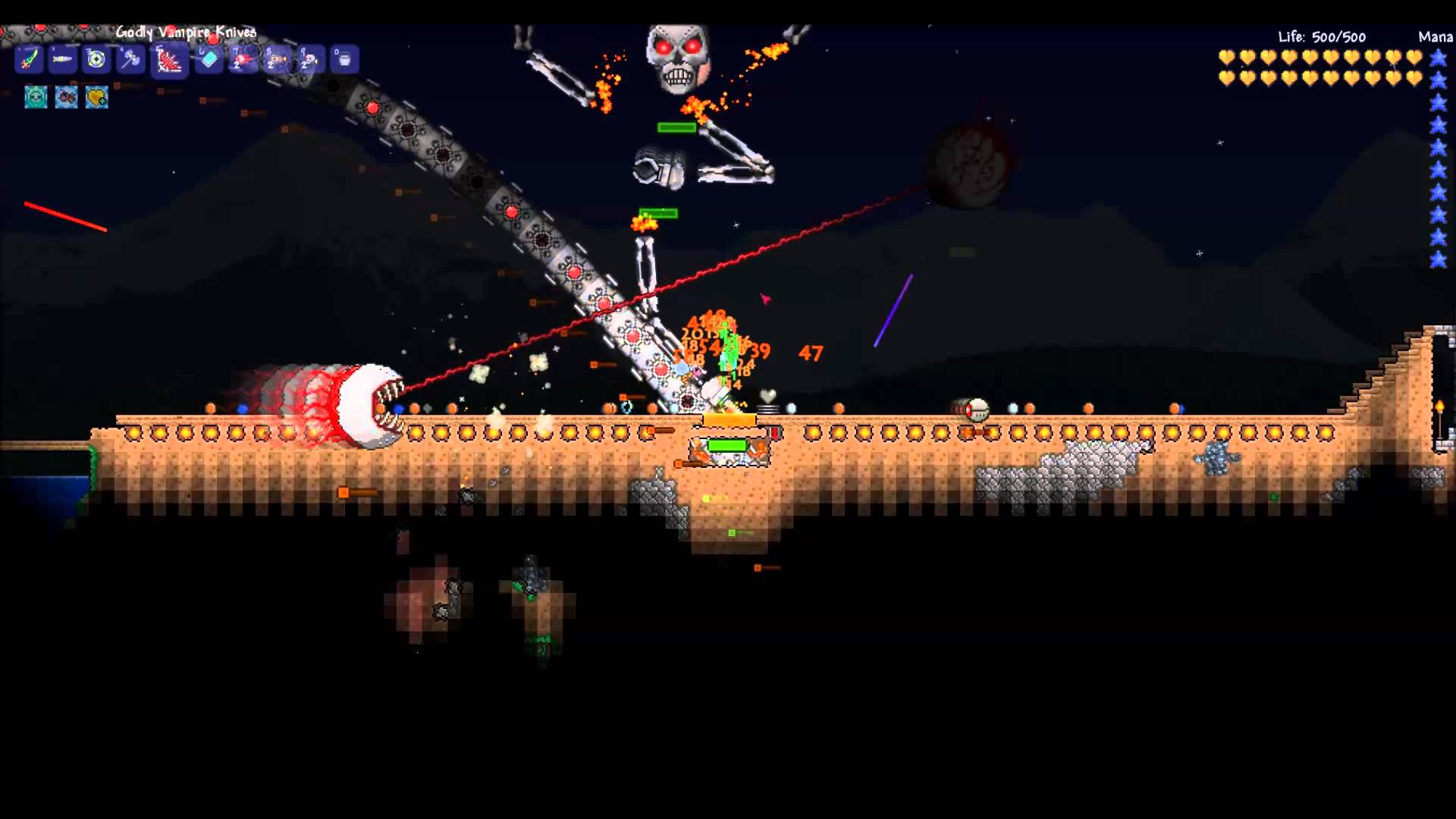 Terraria - boss The Twins, 1920x1080 Full HD 1080p, Desktop