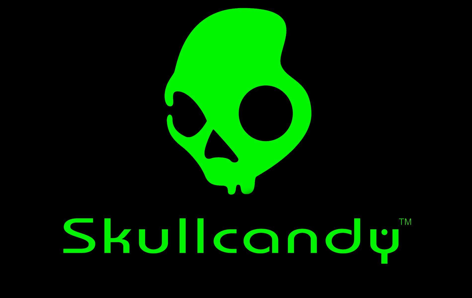 Logo Skullcandy teschio verde, 1900x1200 HD, Laptop