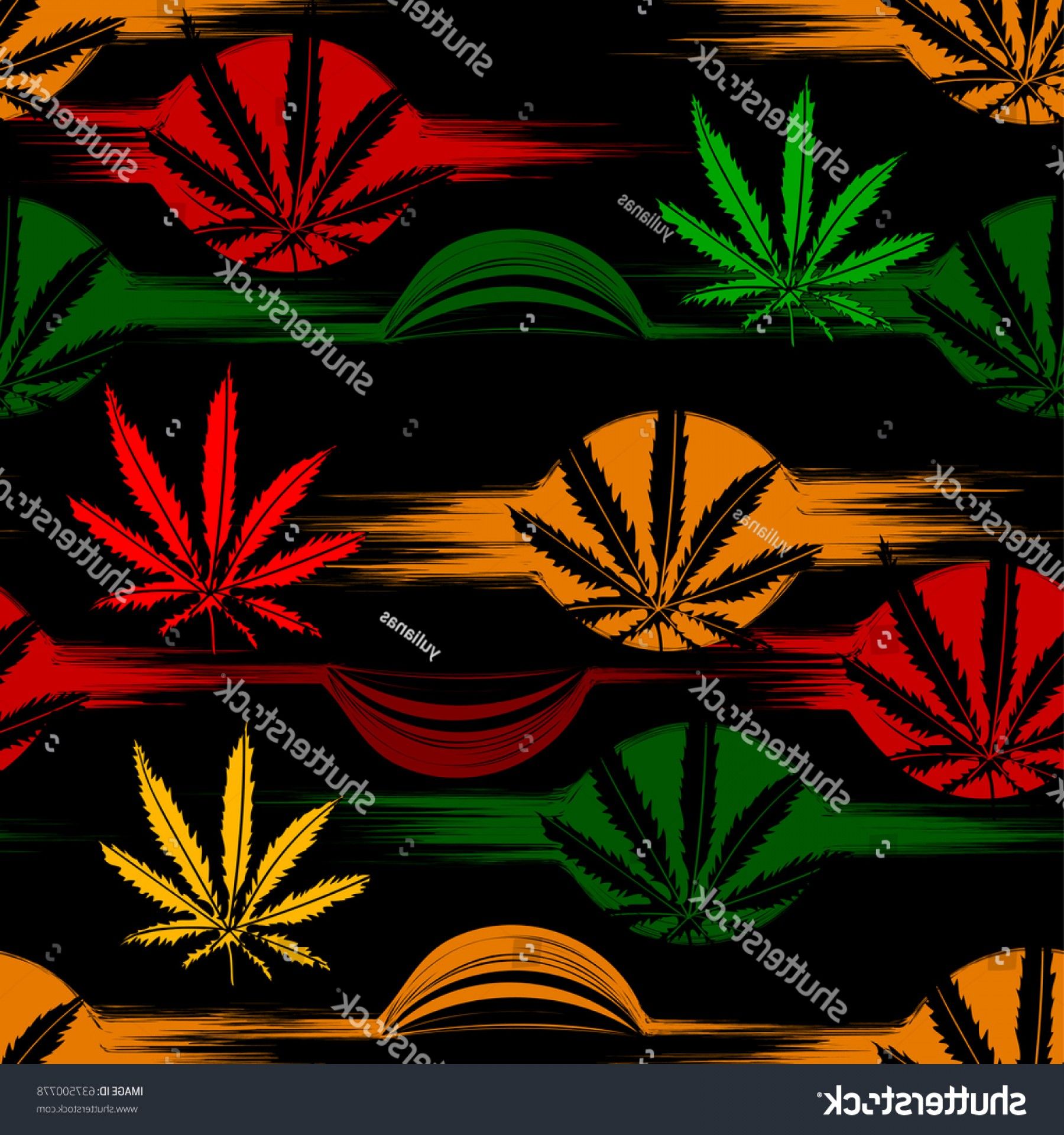 Foglie marijuana verdi neon, 1920x1080 Full HD, Desktop