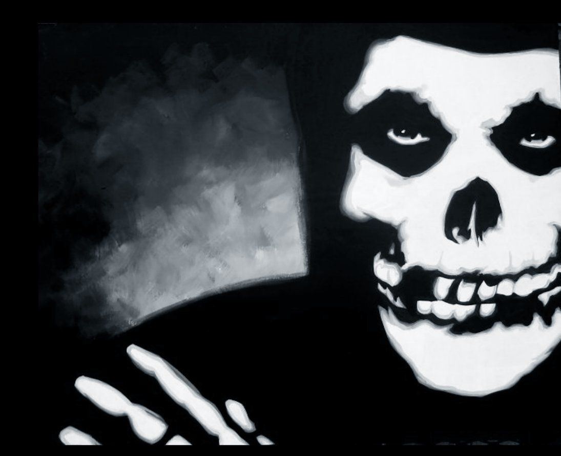 Teschio Misfits Crimson Ghost, 1095x891 HD, PC