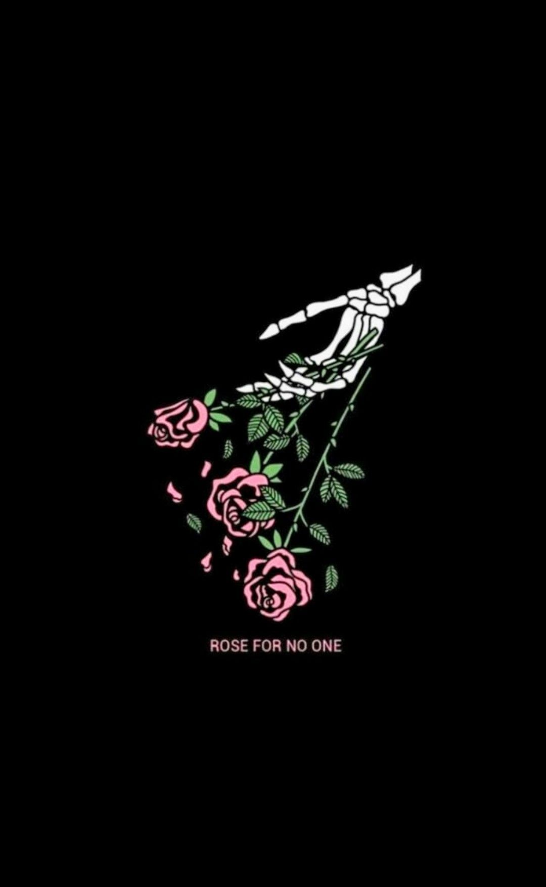 Mano scheletro con rose, 1080x1754 Full HD Verticale, Smartphone