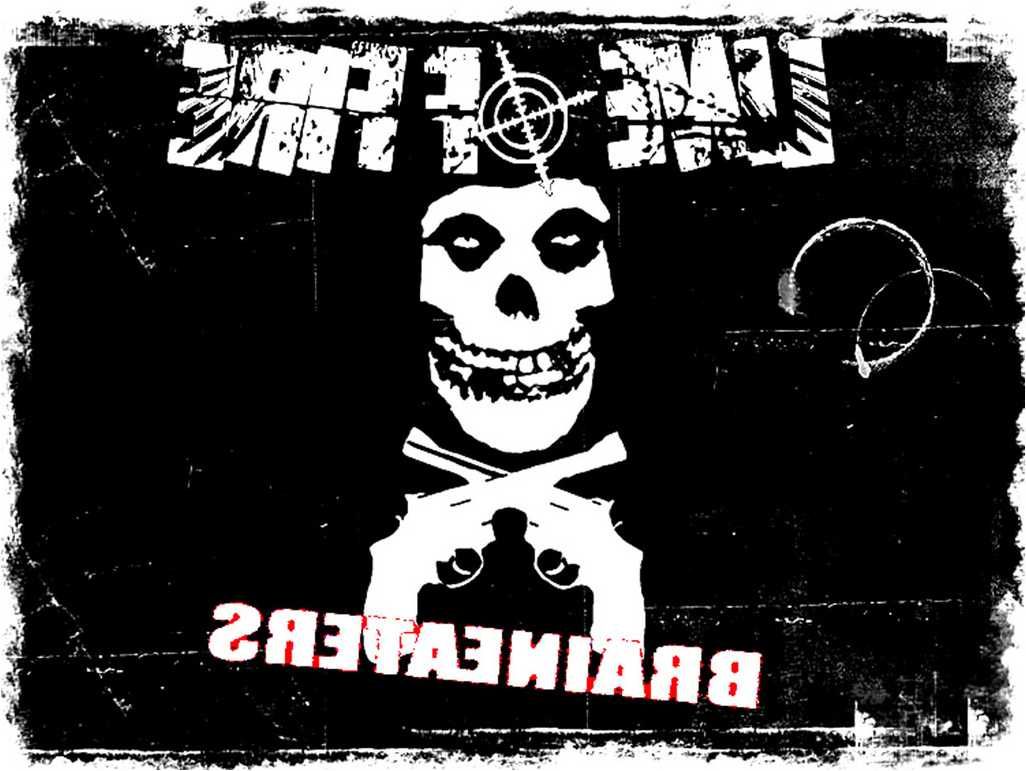 Teschio Misfits con pistole, 1026x771 HD, PC Desktop