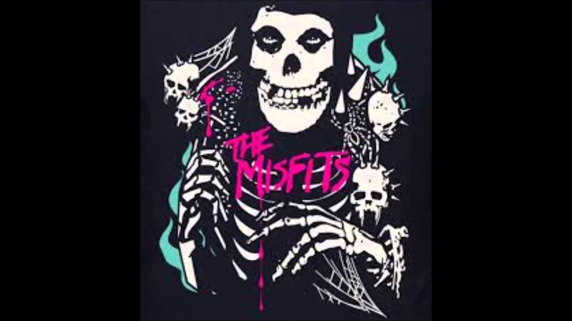 Teschio Misfits punk rock, 1920x1080 Full HD, Laptop