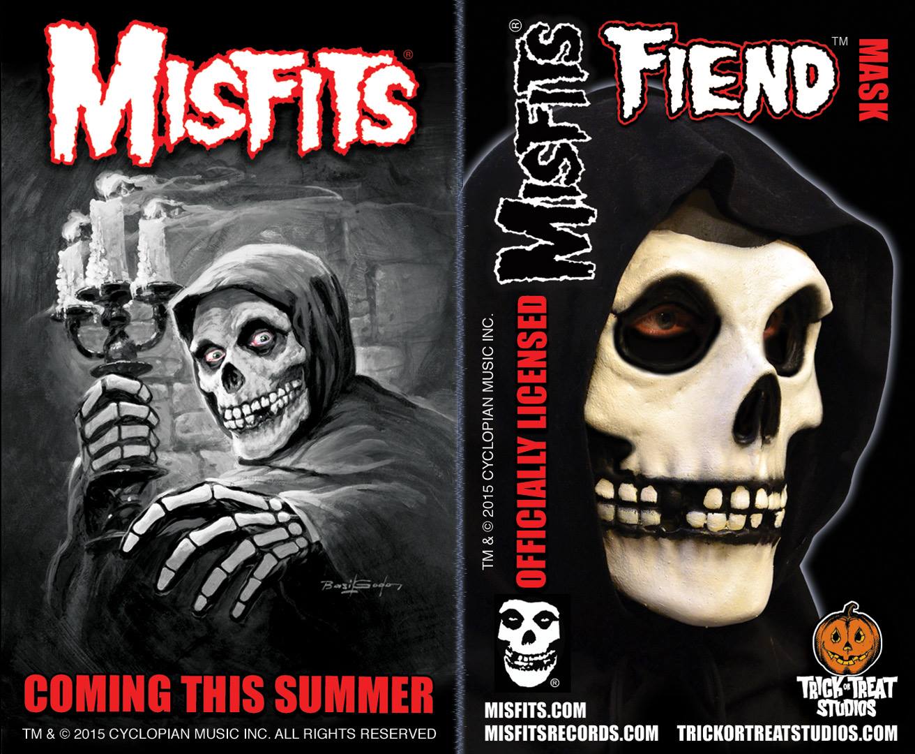 Teschio Misfits maschera Fiend, 1312x1080 720p, PC