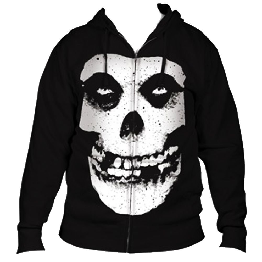 Felpa nera teschio Misfits, 1001x1001 HD, Desktop