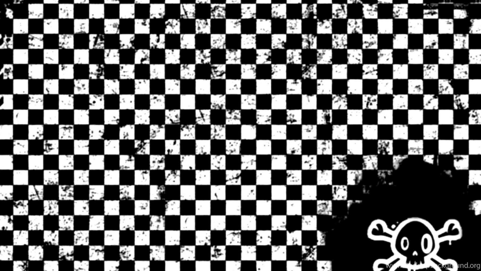 Teschio emo su scacchiera, 1920x1080 1080p, PC Desktop