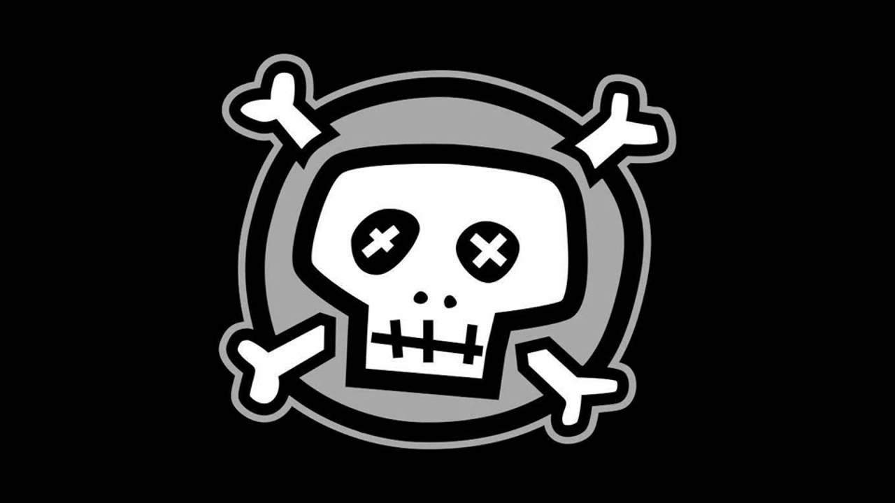 Teschio emo con ossa incrociate, 1280x720 HD, Desktop